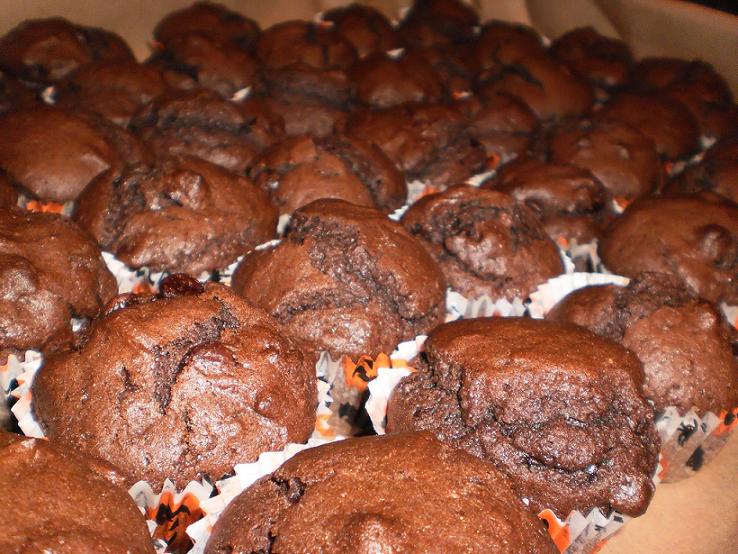 Kitsch Confections - Rich chocolate muffins filled with delicious chocolate chips